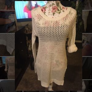 White Lace Cover Up/Dress